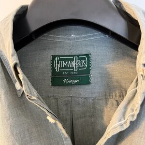Gitman Brothers Vintage Light Gray Shirt